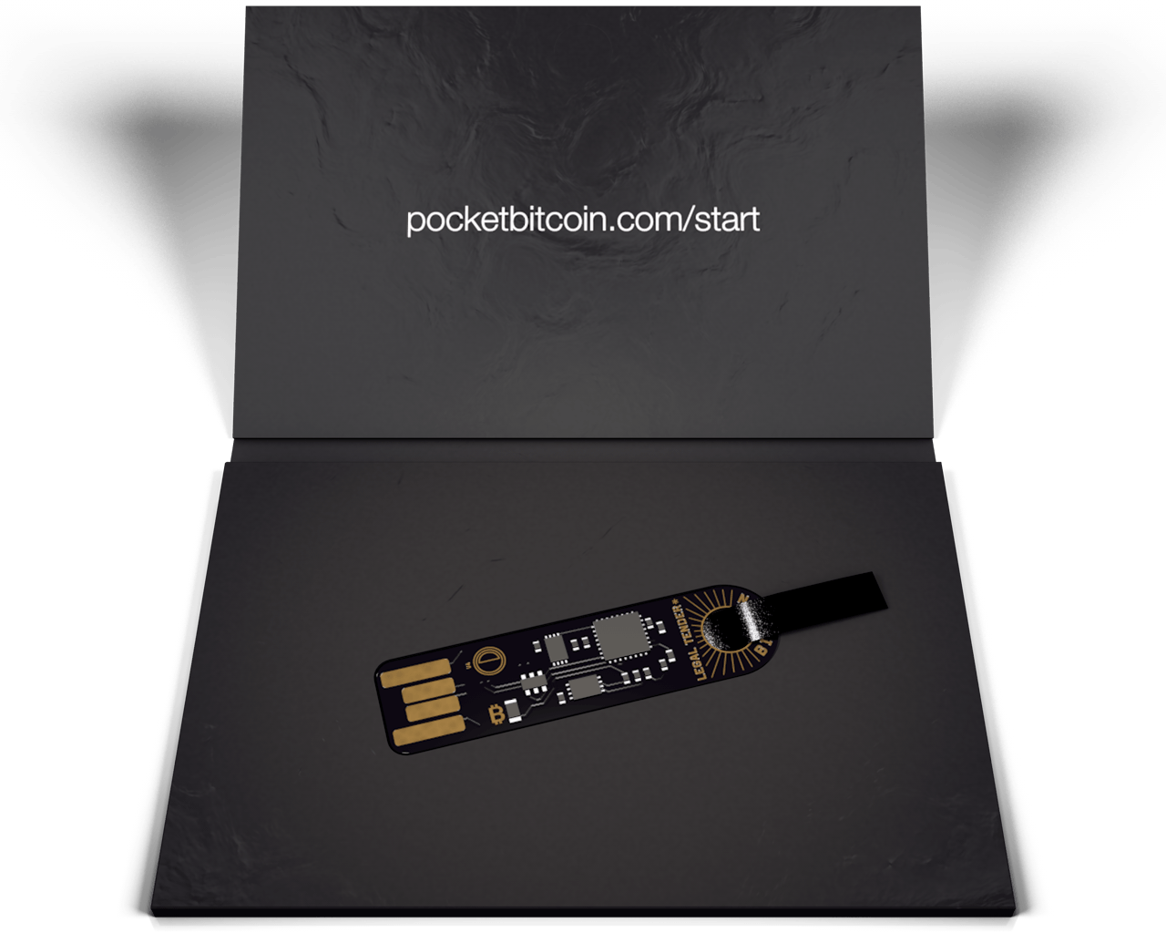 Opendime wrapped in Pocket packaging